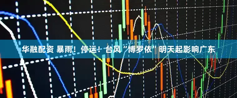 华融配资 暴雨！停运！台风“博罗依”明天起影响广东